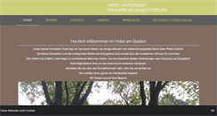 Desktop Screenshot of hotelamstadion.de